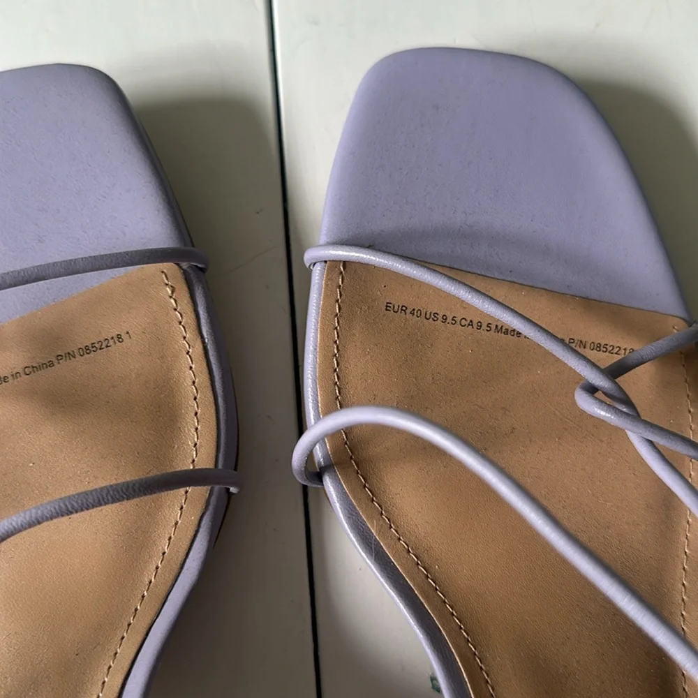 & Other Stories Lilac High Heels GREAT CONDITION Size 9.5 Women’s - Picture 4 of 8